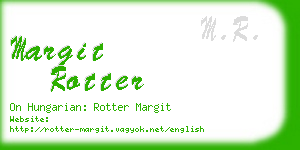 margit rotter business card